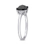 Black and White Diamond (1 1/3 ct. t.w.) Engagement Ring in 14k White Gold