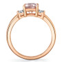 Morganite (1-3/8 ct. t.w.) & Diamond (1/10 ct. t.w.) Ring in 14k Rose Gold