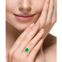 EFFY® Emerald (2-1/2 ct. t.w.) & Diamond (7/8 ct. t.w.) Halo Ring in 14k Gold