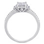 Diamond Princess Quad Cluster Engagement Ring (1/2 ct. t.w.) in 14k White Gold
