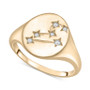Diamond Leo Constellation Ring (1/20 ct. t.w.) in 10k Gold, Created for Macy's