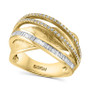 EFFY® Diamond Crossover Statement Ring (1/2 ct. t.w.) in 14k Gold