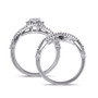 Certified Diamond (3/4 ct. t.w.) Heart-Shape Infinity Bridal Set in 14k White Gold