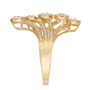 Diamond Multiple Cluster Waterfall Statement Ring (1 ct. t.w.) in 14k Gold