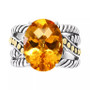 EFFY® Citrine Statement Ring (9 ct. t.w.) in Sterling Silver & 18k Gold-Plate (Also in Amethyst)
