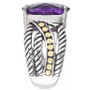 EFFY® Citrine Statement Ring (9 ct. t.w.) in Sterling Silver & 18k Gold-Plate (Also in Amethyst)