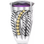 EFFY® Citrine Statement Ring (9 ct. t.w.) in Sterling Silver & 18k Gold-Plate (Also in Amethyst)