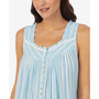 Women's Sleeveless Chemise with Ruffle