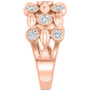 EFFY® Diamond Bezel Openwork Ring (1/4 ct. t.w.) in 14k Rose Gold