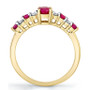 Ruby (3/4 ct. t.w.) & Diamond (1/20 ct. t.w.) Ring in 10k Gold