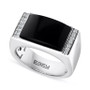 EFFY® Men's Onyx & White Sapphire (4-1/3 ct. t.w.) Ring