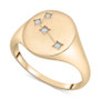 Diamond Aries Constellation Ring (1/20 ct. t.w.) in 10k Gold, Created for Macy's