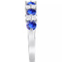 Sapphire (1-1/2 ct. t.w.) & Diamond (1/3 ct. t.w.) Stacking Band in 14k White Gold (Also in Emerald & Ruby)