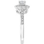 EFFY® Diamond Flower Statement Ring (5/8 ct. t.w.) in 14k White Gold