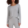 Women's Ribbed Long-Sleeve Sleep Tee