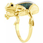 Diamond Frog Statement Ring (1/2 ct. t.w.) in Gold over Sterling Silver
