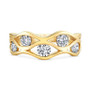Diamond Openwork Wavy Statement Ring (1 ct. t.w.) in 14k Gold