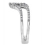 Diamond Double Row Chevron Ring (3/4 ct. t.w.) in 14k White Gold