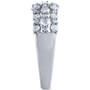 Diamond Three Row Ring (1 ct. t.w.) in 14k White Gold
