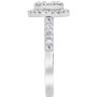 Diamond Princess Oval Halo Bridal Set (1 ct. t.w.) in 14k White Gold