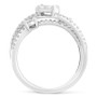EFFY® Diamond Multi-Cut Cluster Openwork Statement Ring (3/4 ct. t.w.) in 14k White Gold