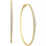 Diamond Graduated Large Hoop Earrings (4 ct. t.w.)