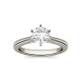 Moissanite Solitaire Engagement Ring 1/2 ct. t.w. Diamond Equivalent in 14k White Gold