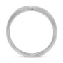 Baguette Chevron Ring (1/7 ct. t.w.) in 14k White Gold