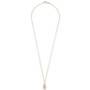 Diamond Girl Pendant Necklace (1/20  ct. t.w.) in 10k Gold, 18" + 2" extender, Created for Macy's