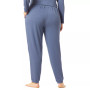 Plus Size French Terry Cuffed Lounge Pant