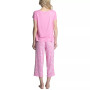 Women's Super Soft 2-Pc. T-Shirt & Capri Pajama Set
