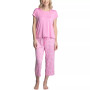 Women's Super Soft 2-Pc. T-Shirt & Capri Pajama Set