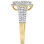 Diamond Navette Cluster Engagement Ring (1 ct. t.w.) in 10k Gold