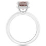 Women's Rose Quartz (2-1/2 ct.t.w.) and Diamond Accent Ring in Sterling Silver
