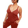 Audrie Women's Plus-Size Pajama Cami and Pants Set