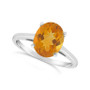 Citrine (2-1/2 ct. t.w.) Ring in 14K White Gold
