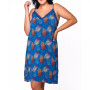Ellie Plus Size Soft Rayon and Lace Chemise