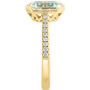 EFFY® Aquamarine (1-1/10 ct. t.w) & Diamond (1/4 ct. t.w.) Halo Ring in 14k Gold