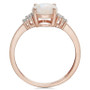 Opal (3/4 ct. t.w.) and Diamond Accent Ring in 14k Rose Gold