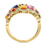 EFFY® Multi-Sapphire (3-5/8 ct. t.w.) & Diamond (5/8 ct. t.w.) Cluster Statement ring in 14k Gold