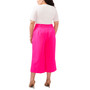 Plus Size Belted Wide-Leg Cropped Culottes
