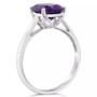 Amethyst (2-1/3 ct. t.w.) Ring in Sterling Silver. Also Available in Citrine (2-5/8 ct. t.w.) and London Blue Topaz (3 ct. t.w.)