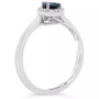 Sapphire (3/8 ct. t.w.) and Diamond Accent Ring in Sterling Silver (Also in Ruby)