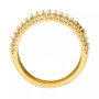Tapered Baguette and Pave Band Ring