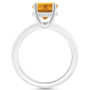 Women's Citrine (2-1/2 ct.t.w.) and Diamond Accent Ring in Sterling Silver