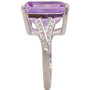 Pink Amethyst (7-1/4 ct. t.w.) & White Topaz (3/8 ct. t.w.) Statement Ring in Sterling Silver