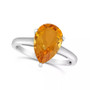 Amethyst (2-5/8 ct. t.w.) Ring in Sterling Silver. Also Available in Citrine