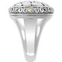 EFFY® Crackle Circle Statement Ring in Sterling Silver & 18k Gold