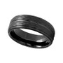 Men's Faceted Tantalum Wedding Band