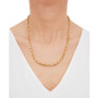 Oval Box Link Chain 20" Necklace (4mm) in 14k Gold-Plated Sterling Silver